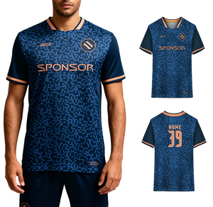 Uniformes de Fútbol para Adultos al por Mayor, Camisetas de Fútbol Personalizadas con Estampado, Camisetas de Fútbol Transpirables de Manga Corta para Hombre, Conjuntos de Camisetas de Fútbol - Product Image 1