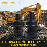 Rouleau supérieur/porte-rouleau pour mini-excavatrice sur chenilles ZMC en acier 50Mn, modèles PC100-5/PC100-3/PC100-2, garantie 12 mois - Vente chaude