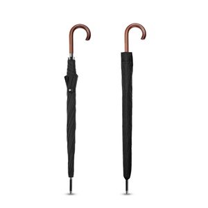 23 Inch Metal Shaft 8 Ribs Modern Manual High Quality Stretch Straight <b>Umbrella</b> with Custom Logo for Hotels 190T Pongee - Product Image 5