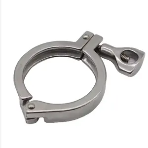 HEDE Direct Sells Sanitary Stainless Steel SS304 SS316L 3A DIN Single Pin Clamp Heavy Duty Clamp