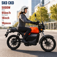 Moto électrique pour patrouille de sécurité, moto électrique pour adulte, véhicule commercial pour la gestion de propriétés et la patrouille