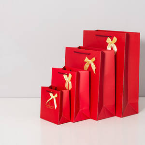 <span class=keywords><strong>Mini</strong></span> boutique de lujo con logotipo personalizado, bolsas de papel de regalo con asa, personalizadas, color blanco - Product Image 5