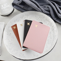 Dompet Paspor Kartu Nama Buatan Tangan Harga Pabrik Wanita/Pria Kulit PU Penutup Perjalanan Tempat Kartu Kredit Hadiah Promosi