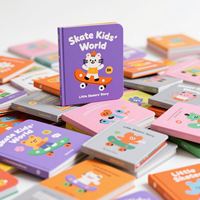 Libro de Cartón de Tapa Dura Impreso Personalizado para Niños con Acabado Mate a Todo Color, Páginas Educativas de Cartón, Papel Resistente y Elegante