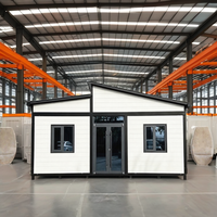 Villa Prefab Mewah 40ft 20ft 2 3 4 5 Kamar Tidur Rumah Kontainer Lipat Ekspansiabel Portabel Rumah Mungil Mobile
