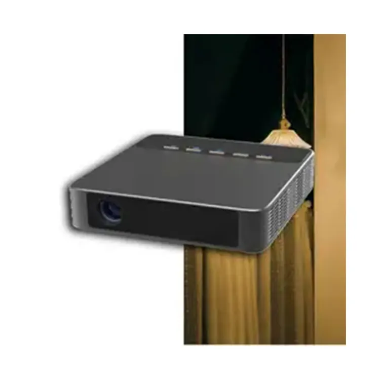 4K 1080p WiFi 6 150 ANSI Smart Mini Video Projector Android Home Theater Sexy Video Projector Android 9 proyector