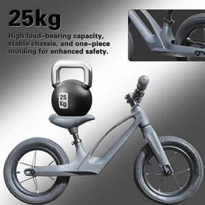 จักรยานทรงตัวสำหรับเด็ก SUNHIRA โครงสร้างแมกนีเซียมอัลลอยด์ เบาะปรับระดับได้ ยางขนาด 12 นิ้ว สำหรับเด็กอายุ <span class=keywords><strong>2</strong></span>-6 ปี น้ำหนักเบาเพียง 4 กิโลกรัม - Product Image 6