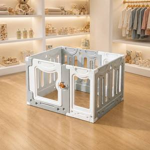 Parc de jeu compact pour bébé à prix <span class=keywords><strong>d</strong></span>'usine, clôture de sécurité intérieure avec portillon, pliable et modulaire pour enfants, tout-petits, crèches, garderies et maisons - Product Image 6