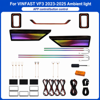 Kit d'éclairage ambiant LED pour voiture VF3, bande lumineuse intérieure 64 couleurs pour VINFAST VF3