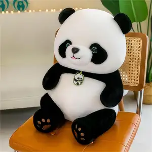 Venta al por mayor lindo Panda gigante largo peluche Animal muñeca niñas regalos Navidad cumpleaños Panda peluche almohada muñeca