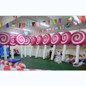 Inflatable Candy Cane lollipop Inflatable star model Inflatable Geometric shapes such as dice hammers sticks triangles etc model