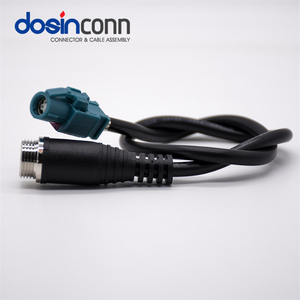 HSD Z代码4针母至GX12速度数据汽车连接器Lvds电缆 - Product Image 3