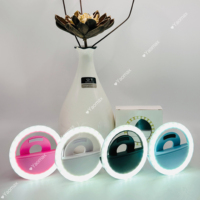 2024 meilleure vente Rechargeable LED Ring Light pour téléphone portable selfie anneau lumineux selfie LED lumières pour téléphone