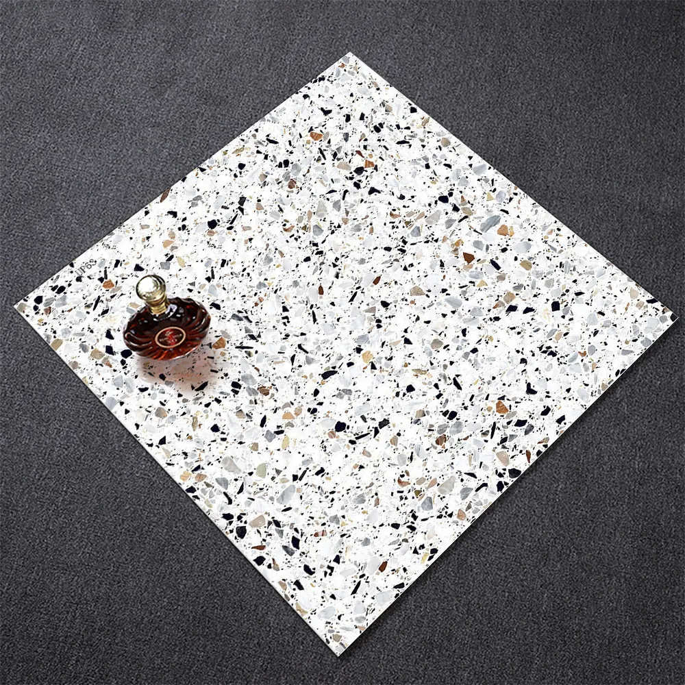 Màu trắng trong các màu sắc khác nhau gạch terrazzo được sử dụng rộng rãi trong sự xuất hiện của các dự án khách sạn với giá bán trực tiếp tại nhà máy