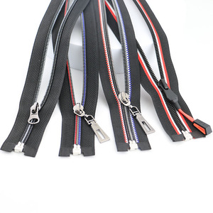 Nouveau Style <span class=keywords><strong>curseur</strong></span> personnalisé mode #5 séparation Nylon bobine <span class=keywords><strong>fermeture</strong></span> éclair 50cm dents colorées extrémité ouverte <span class=keywords><strong>fermeture</strong></span> éclair en Nylon <span class=keywords><strong>pour</strong></span> veste de vêtements de sport - Product Image 3