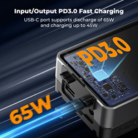 Baterai Kamera K&F Concept Pengisian Cepat 50Wh 3400mAh Mini V-Mount Baterai Kamera Digital dengan D-Tap, USB-C, USB-A untuk Kamera