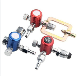 Réducteur de pression d'oxygène WQ001 0-15 bars, mini-vanne à double tête en alliage pour économie de gaz, pour propane et acétylène - Product Image 1