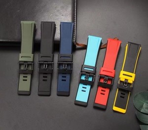 Bracelet de montre en silicone réglable avec boucle à ardillon souple de remplacement 24 mm pour <span class=keywords><strong>Casio</strong></span> GA2000 PRG-600 PRW-6600 PR-G650 - Product Image 1