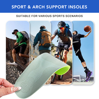 Semelles intérieures de sport et de confort en PU pour baskets, absorption des chocs, pour la course à pied