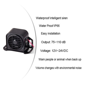 12V/24V IP67 không thấm nước còi báo động âm thanh đầu ra xe sừng hooter báo động cho hệ thống an ninh - Product Image 2