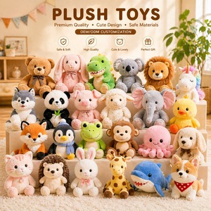 Juguete <span class=keywords><strong>de</strong></span> Peluche Personalizado con Forma <span class=keywords><strong>de</strong></span> Animal Adorable, con Marca <span class=keywords><strong>de</strong></span> Empresa, Mascota <span class=keywords><strong>de</strong></span> Peluche Suave Personalizada para Negocios - Product Image 1
