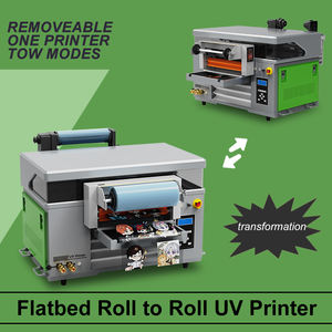 UV-Drucker I3200 mit Doppeldüse Multifunktional 40cm*60cm Kleiner Farb-DTF-Drucker Flachbett-Folien-Heißprägemaschine - Product Image 3