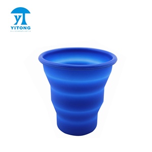 Taza plegable personalizada para cerveza, vaso de café de silicona, vaso de vino de plástico personalizado - Product Image 6