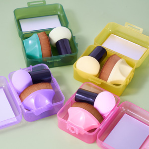 Ensemble d'éponges de maquillage 4-en-1 en forme de champignon, éponge cosmétique sans latex avec 55 #   Kit de pinceaux pour fond de teint - Product Image 6