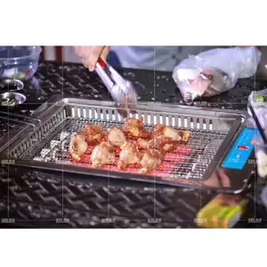 AOPA Nouveau <span class=keywords><strong>barbecue</strong></span> japonais/coréen d'extérieur écologique et sans fumée - Product Image 4