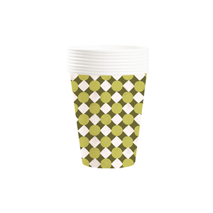 DAMAI 2025 - Vajilla Desechable con Diseño de Flores Verdes para Fiestas, Platos, Servilletas y Vasos de Papel para Decoración de Mesa - Product Image 5