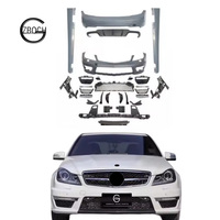 Pare-chocs de voiture pour Mercedes Benz W204 Classe C, kit carrosserie C63 AMG, accessoires extérieurs, jupes latérales, pare-chocs avant, pare-chocs arrière