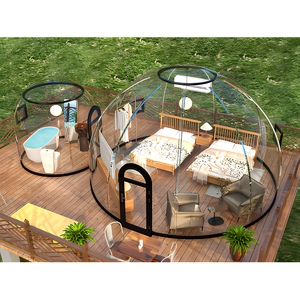 Cúpula Geodésica Esférica Personalizada para Hotel, Casa Transparente de Policarbonato para Exteriores, Glamping, Iglú Modular de Cristal, Burbuja 2026-5 Geode - Product Image 1