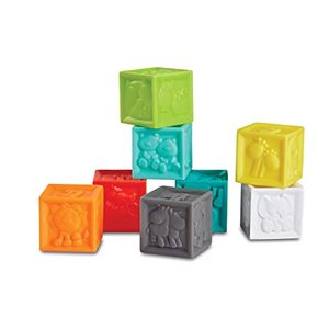 Blocs de construction empilables doux pour bébé, jouets à presser, jouets à mâcher pour la dentition, jouets de bain, <span class=keywords><strong>balles</strong></span> <span class=keywords><strong>sensorielles</strong></span> texturées - Product Image 2