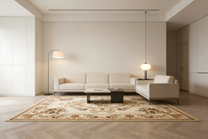 Alfombra tejida rectangular estilo Wilton de venta al por mayor de fábrica para dormitorio y hogar - Product Image 2