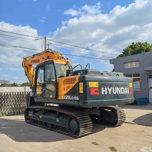 Excavadoras usadas Hyundai 220lc-9s de segunda mano a gran escala 225, oruga hidráulica de 22 toneladas en buen estado, - Product Image 2