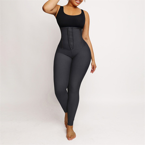 Tùy Chỉnh Dịch Vụ 2-Trong-1 Corset Eo Huấn Luyện Viên Xà Cạp Cao Eo Shapewear Jeans Cho Cộng Với Kích Thước Bodysuit Loại Shaper Quần - Product Image 6