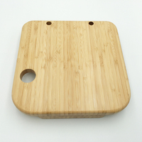 Base de bureau réglable en hauteur pour ordinateur, en bambou peint, écologique, avec support de clavier et protection du cou, pour écran.