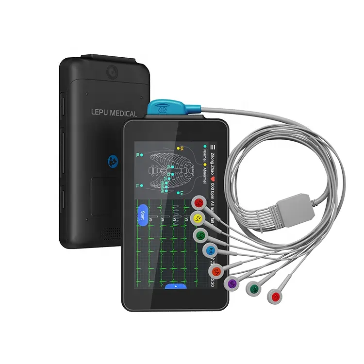 Lepu 12 Lead Ecg Medische Testen Aritmie Draagbare Thuis Hart Thuis Ekg Monitor Pocket Ecg Machine Thuis