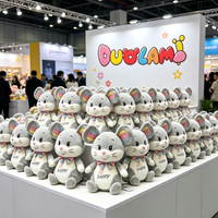 Peluche OEM de haute qualité en tissu doux pour enfants, idéale comme cadeau promotionnel d'entreprise