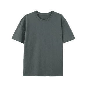 T-shirt homme coupe athlétique à épaules tombantes, légèrement cintré, en coton doux, style streetwear. - Product Image 1