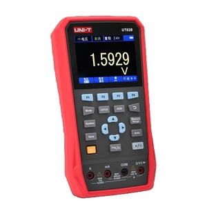 Osciloscopio Multímetro UNI-T UT82A/B/C/D 50MHz/100MHz 2 Canales 250MSa/s/500MSa/s Pantalla HD de 3.5 Pulgadas True RMS Generador de Señales - Product Image 1
