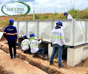Tanque de Almacenamiento de Agua Seccional de FRP/GRP <span class=keywords><strong>para</strong></span> Agua Potable de Cualquier Tamaño - Product Image 3