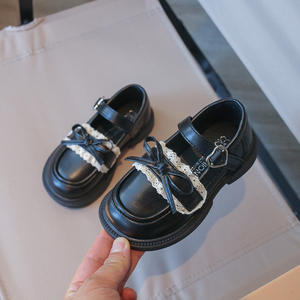 2025新しい女の子プリンセスブリティッシュスタイルカレッジスタイル子供靴小さな革メアリージェーンスカートソフトボトムキッズパーティー - Product Image 5