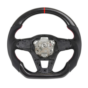 Volant en fibre de carbone pour la nouvelle Volkswagen <span class=keywords><strong>Golf</strong></span> GTI et <span class=keywords><strong>Golf</strong></span> <span class=keywords><strong>8</strong></span>, fabriqué en Chine - Product Image 1