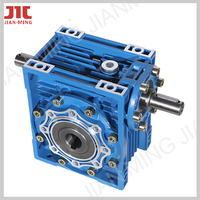 NMRV030-150 - Reducer Gearbox Worm VS dengan Poros Keluar Ganda Padat untuk Mesin Konveyor, Mesin Sortir, Mesin Mixer