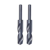 Forets hélicoïdaux à queue réduite HSS4341 4241 en acier rapide, outils de perçage de 14, 16, 18, 22, 24, 27, 29, 33, 36, 39, 43, 45, 48, 50 mm
