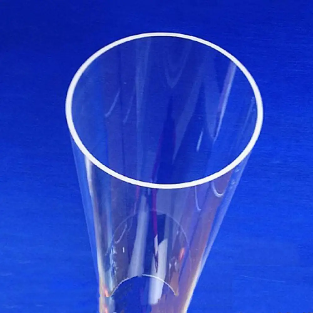 große größe hitzebeständiges borosilikat-quarz-glasrohr blasendes klarglas rohr