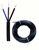 Cable de Control Flexible RVVP Blindado de 2, 3 y 4 Núcleos con Aislamiento de PVC y Cable de Cobre para Transmisión de Señales