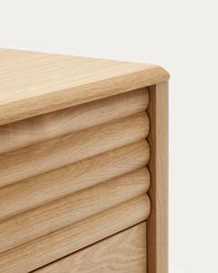 Premium Handmade Solid Wood <b>Bedside</b> Cabinet Featuring 2 Smooth Storage Drawers Modern Classic Furniture Designs - Product Image 6