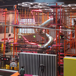 Parcours <span class=keywords><strong>de</strong></span> corde haute personnalisé filets d'escalade trampoline tyrolienne pour enfants <span class=keywords><strong>aventure</strong></span> équipement <span class=keywords><strong>de</strong></span> terrain <span class=keywords><strong>de</strong></span> jeu intérieur - Product Image 3